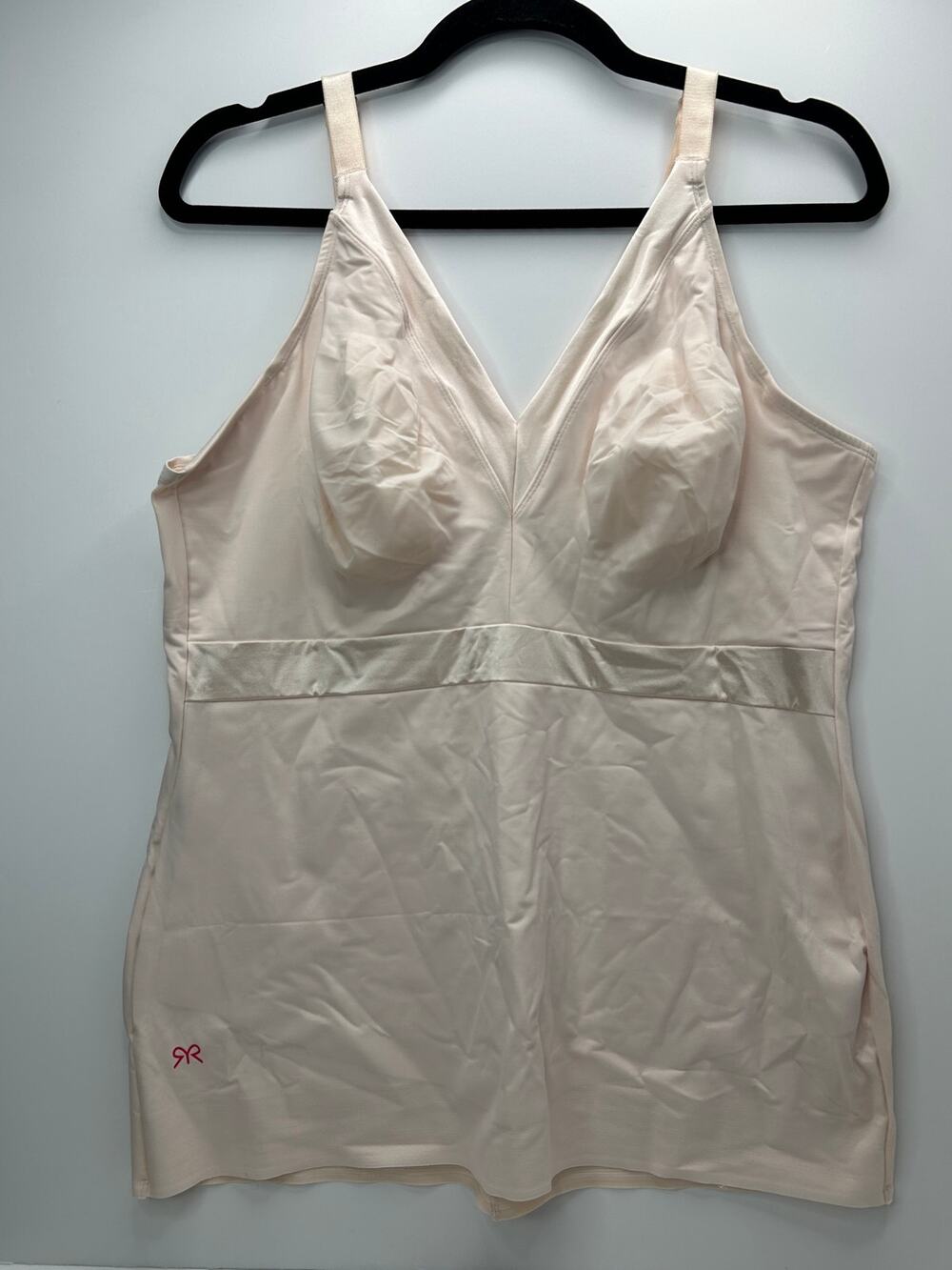 Ruby Ribbon Athena Satin Trim Cami Shapewear Style 3061 Pale Women's 46 (3X) NIB